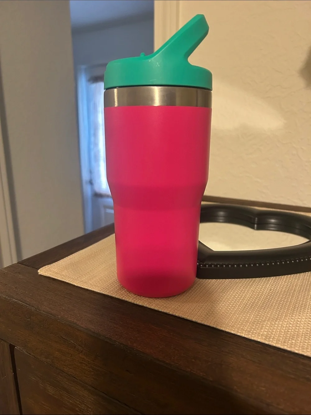 Stanley Kids Pink and Teal Insulated Straw Tumbler 20 oz.